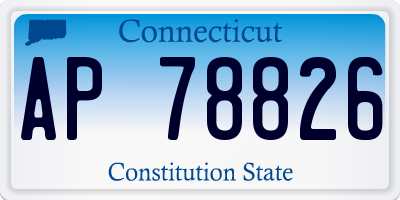 CT license plate AP78826