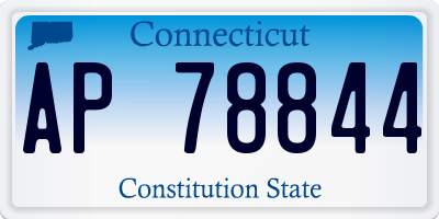 CT license plate AP78844