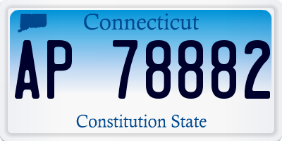 CT license plate AP78882