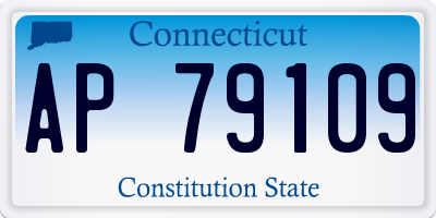 CT license plate AP79109