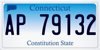 CT license plate AP79132