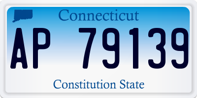 CT license plate AP79139