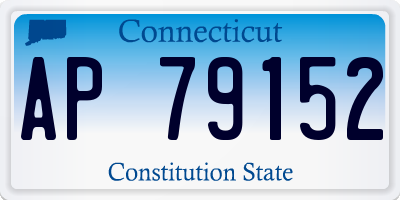 CT license plate AP79152
