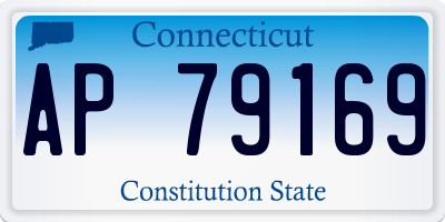 CT license plate AP79169