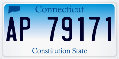 CT license plate AP79171