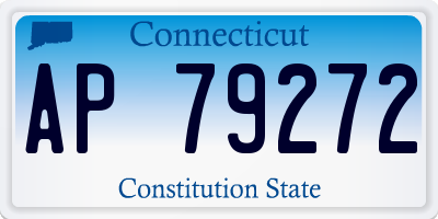 CT license plate AP79272
