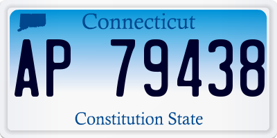 CT license plate AP79438