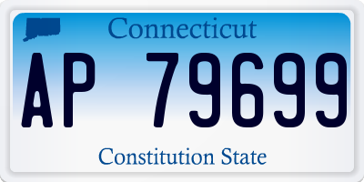 CT license plate AP79699