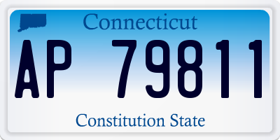 CT license plate AP79811