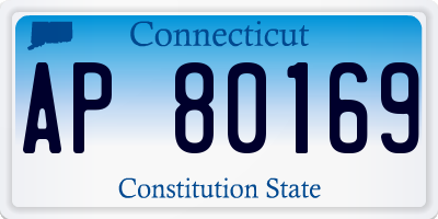 CT license plate AP80169