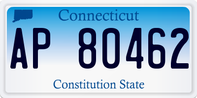 CT license plate AP80462