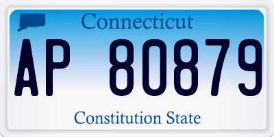 CT license plate AP80879