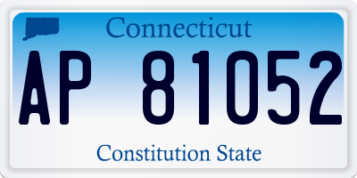 CT license plate AP81052