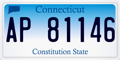 CT license plate AP81146