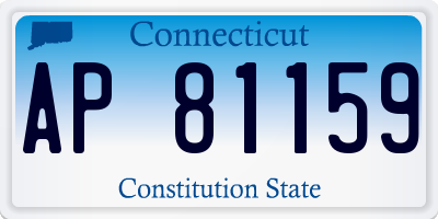 CT license plate AP81159