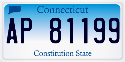 CT license plate AP81199