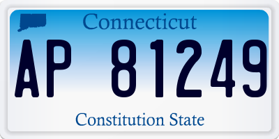 CT license plate AP81249