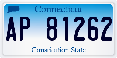CT license plate AP81262