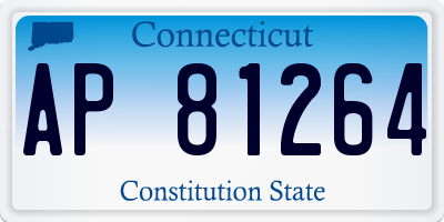CT license plate AP81264