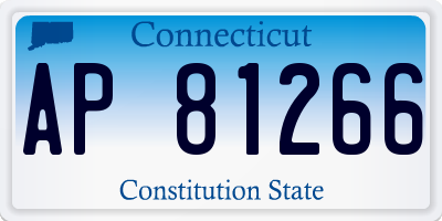 CT license plate AP81266