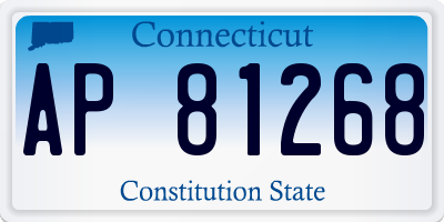 CT license plate AP81268