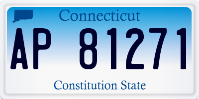CT license plate AP81271