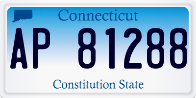 CT license plate AP81288