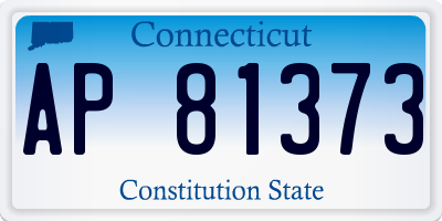 CT license plate AP81373