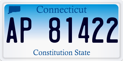 CT license plate AP81422