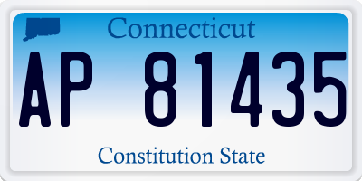 CT license plate AP81435
