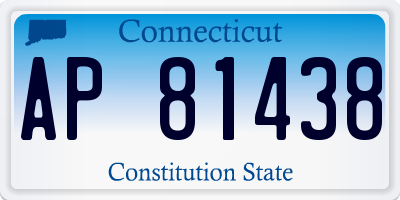 CT license plate AP81438