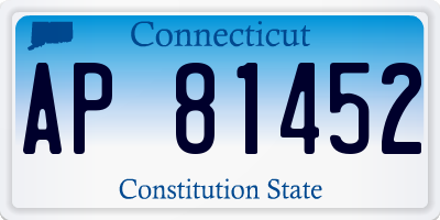 CT license plate AP81452