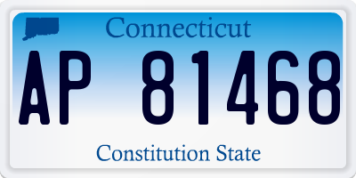 CT license plate AP81468