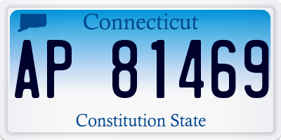 CT license plate AP81469
