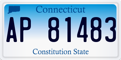 CT license plate AP81483