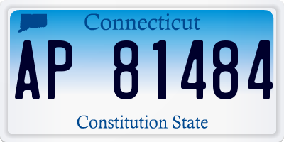 CT license plate AP81484