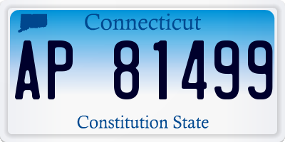 CT license plate AP81499