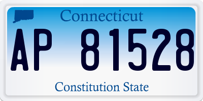 CT license plate AP81528