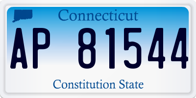 CT license plate AP81544