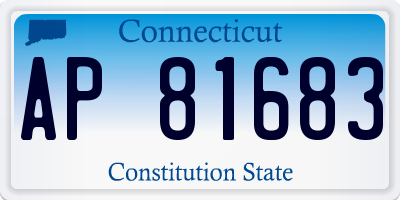 CT license plate AP81683