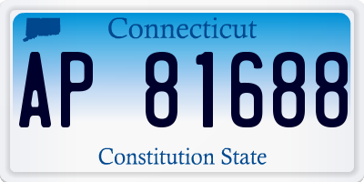 CT license plate AP81688