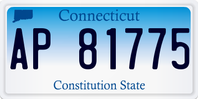 CT license plate AP81775