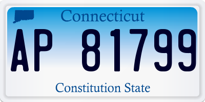 CT license plate AP81799