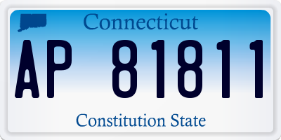 CT license plate AP81811