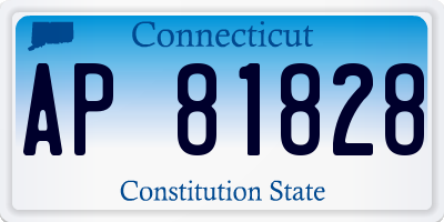 CT license plate AP81828