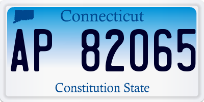 CT license plate AP82065