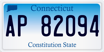 CT license plate AP82094