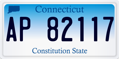CT license plate AP82117