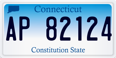 CT license plate AP82124