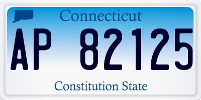 CT license plate AP82125